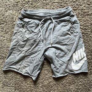 Gray Nike Sweat-shorts Size: Small